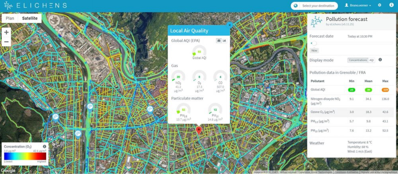 Real Time IAQ Mapping